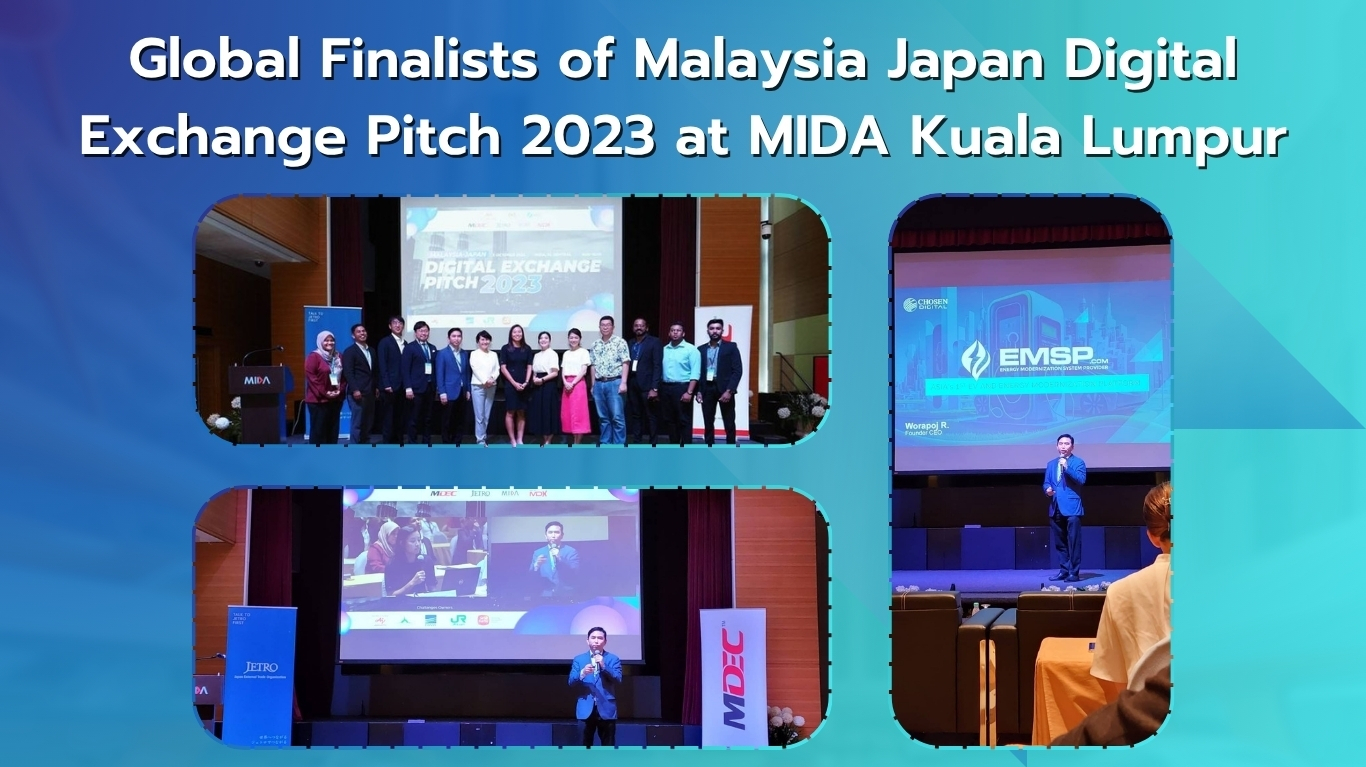 Global Finalists of Malaysia Japan Digital Exchange Pitch 2023 at MIDA Kuala Lumpur
